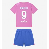 AC Milan Olivier Giroud #9 Tredje trøje Børn 2023-24 Kortærmet (+ Korte bukser)